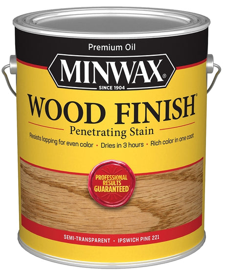 Minwax Wood Finish 710740000 Wood Stain, Ipswich Pine, Liquid, 1 gal, Can, Pack of 2