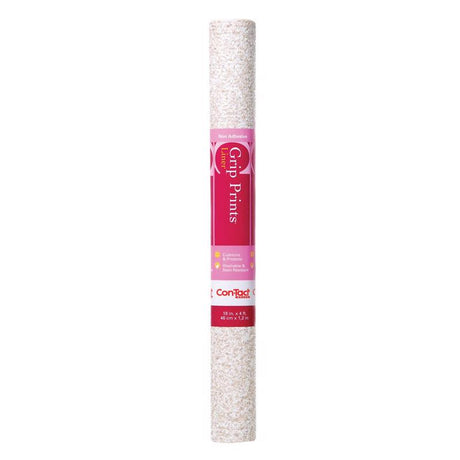 Con-Tact Grip Prints 4 ft. L X 18 in. W Beige Granite Non-Adhesive Shelf Liner, Pack of 6