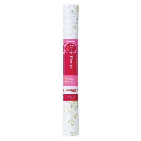 Con-Tact Grip Prints 4 ft. L X 18 in. W Aspen Aloe Non-Adhesive Shelf Liner, Pack of 6