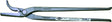 Diamond Farrier DSHC/HC12 Horse Clincher, Steel Handle, 12 in L