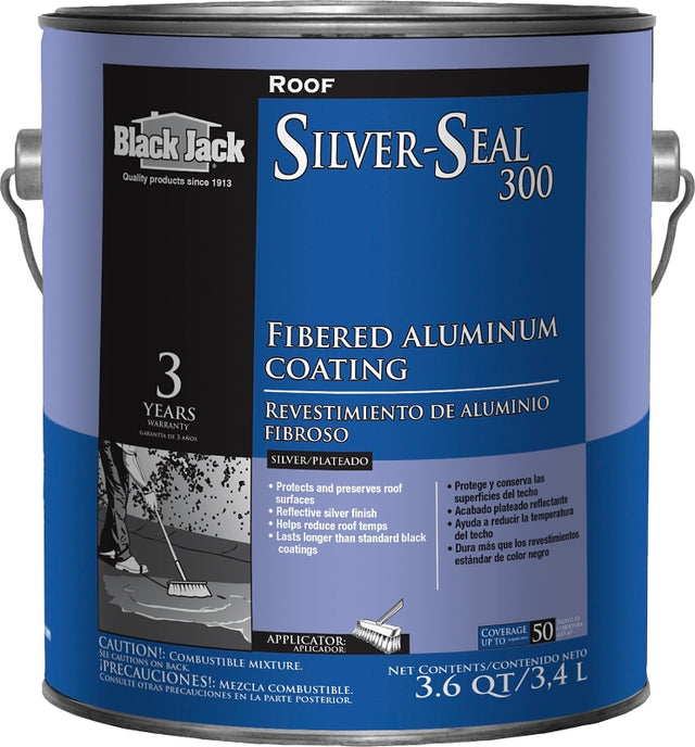 Gardner Silver Dollar 6211-GA Roof Coating, Aluminum, 3.4 L Pail, Liquid
