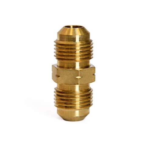 ATC 3/8 in. Flare X 3/8 in. D Flare Yellow Brass Union, Pack of 5