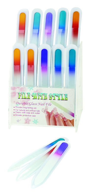 Diamond Visions Health and Beauty Nail File Glass 1 pk, Pack of 60