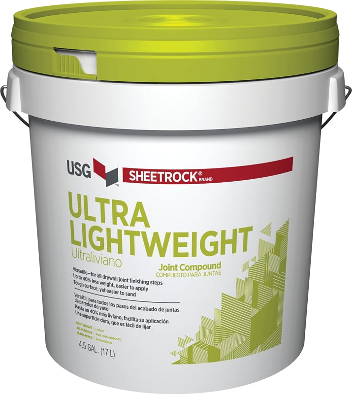 Sheetrock 381903048 UltraLightweight Joint Compound, Paste, Off-White, 4.5 gal