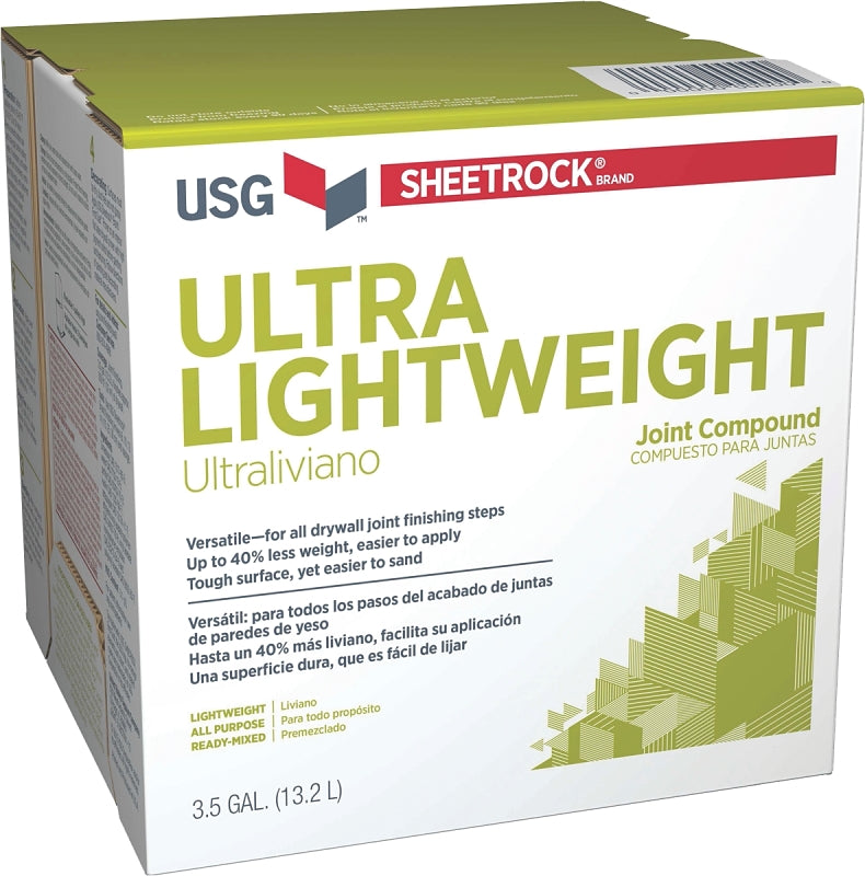Sheetrock 381901064 Ultra Lightweight Joint Compound, Paste, Off-White, 3.5 gal