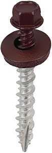 Acorn International SW-MW1BG250 Screw, High-Low, Twin Lead Thread, Burgundy, Self-Tapping, Type 17 Point, 250/BAG