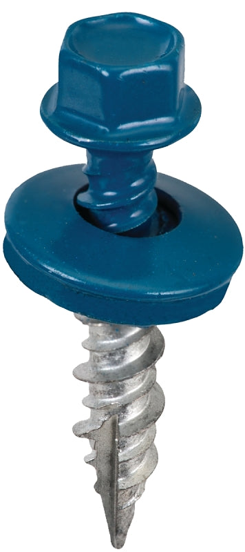 Acorn International SW-MW1BL250 Screw, Blue, High-Low, Twin Lead Thread, Hex Drive, Self-Tapping, Type 17 Point, 250/BAG