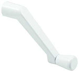 AmesburyTruth TH 22007 Crank Handle, White, Zinc, Enamel-Coated