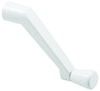 AmesburyTruth TH 22007 Crank Handle, White, Zinc, Enamel-Coated