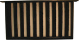 Witten Vent 327BL Foundation Vent, Mesh Grill, Aluminum, Black Oxide