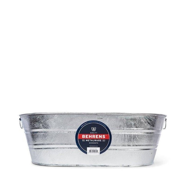 Behrens 3-OV Wash Tub, 16 gal, Steel