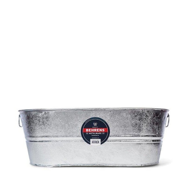 Behrens 2-OV Wash Tub, 10.5 gal, Steel