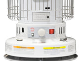 Kero World KW-24G Portable Heater, 1.9 gal Fuel Tank, Kerosene, 23800 Btu, 1000 sq-ft Heating Area, Gray