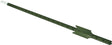 CMC TP125PGN070 T-Post, 7 ft Height, 8.75 lb Weight, Steel, Pack of 5
