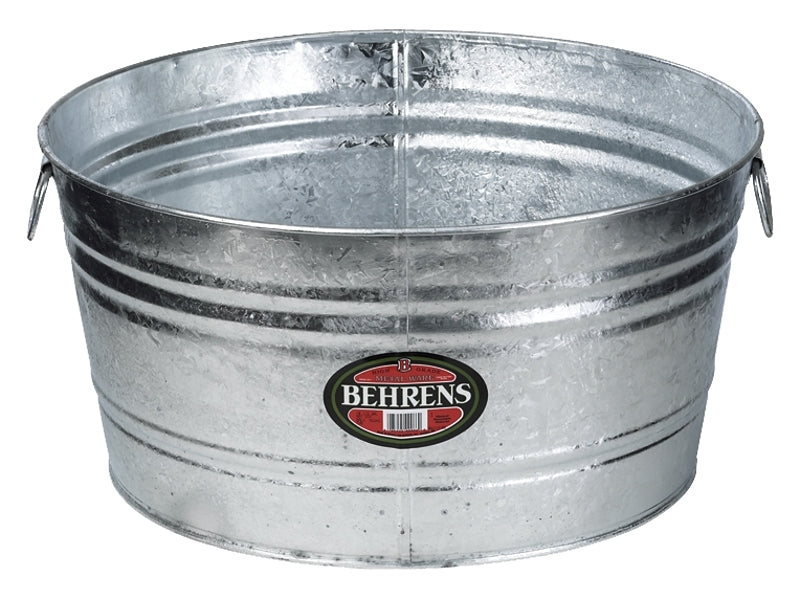 Behrens 0 Wash Tub, 9 gal, Steel