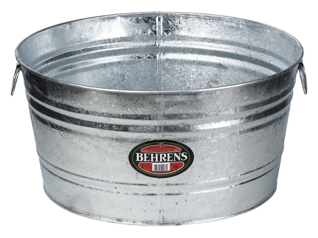 Behrens 0 Wash Tub, 9 gal, Steel