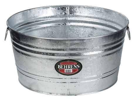 Behrens 2 Wash Tub, 15 gal, Steel