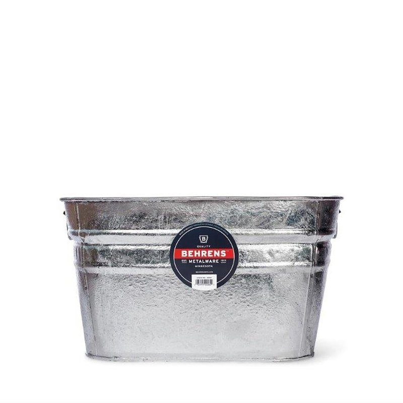 Behrens 62 Wash Tub, 15.5 gal, Steel