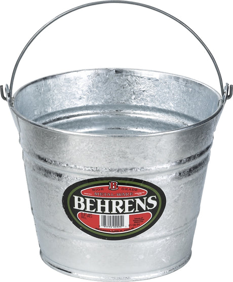 Behrens 1208 Pail, 8 qt, Steel