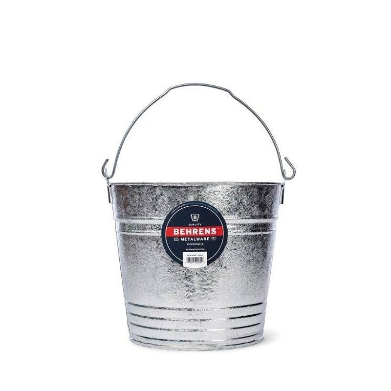 Behrens 1214 Pail, 14 qt, Steel