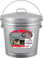 Behrens 6110 Locking Lid Can, 10 gal, Galvanized Steel, Silver