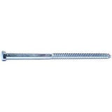 Midwest Fastener 01325 Lag Screw, 3/8 in Thread, 8 in OAL, Zinc