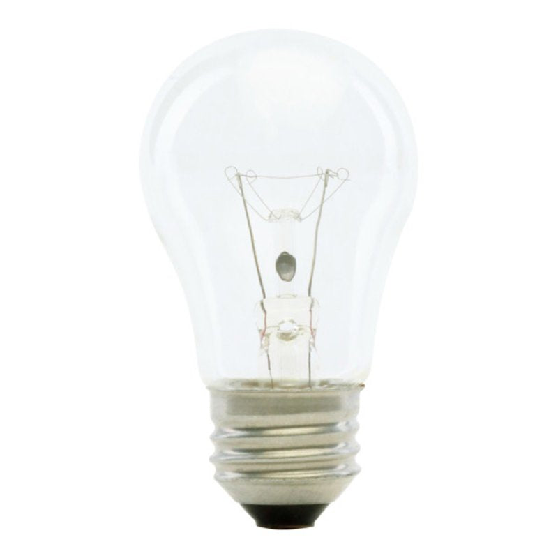 Feit Electric BP40A15/CL/CAN Incandescent Bulb, 40 W, A15 Lamp, E26 Medium Lamp Base, 280 Lumens, 2700 K Color Temp, Pack of 6