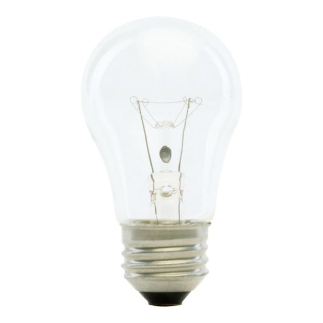 Feit Electric BP40A15/CL/CAN Incandescent Bulb, 40 W, A15 Lamp, E26 Medium Lamp Base, 280 Lumens, 2700 K Color Temp, Pack of 6