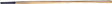 Link Handles 66564 Fork Handle, 1-7/16 in Dia, 48 in L, Ash Wood, Clear, For: Hay, 3-Tine Header and Alfalfa