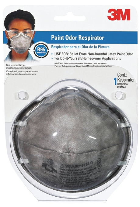 3M TEKK Protection 8247PA1-A/8656ES Disposable Latex Respirator, N95 Filter Class