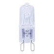Feit Electric BPQ25/G9/CAN Halogen Bulb, 1-3/4 in L Dimensions, 25 W, G9 Lamp Base, JCD T4 Lamp, 3000 K Color Temp, Pack of 6