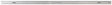 Johnson J72 Measuring Ruler, SAE Graduation, Aluminum, Clear, 2 in W