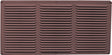 Master Flow EAC16X8BR Undereave Vent, 65 sq-ft Net Free Ventilating Area, Aluminum, Brown, Pack of 36