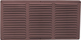 Master Flow EAC16X8BR Undereave Vent, 65 sq-ft Net Free Ventilating Area, Aluminum, Brown, Pack of 36
