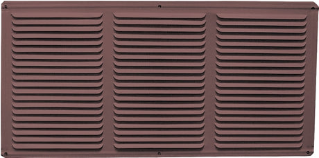 Master Flow EAC16X4BR Undereave Vent, 24 sq-ft Net Free Ventilating Area, Aluminum, Brown, Pack of 36
