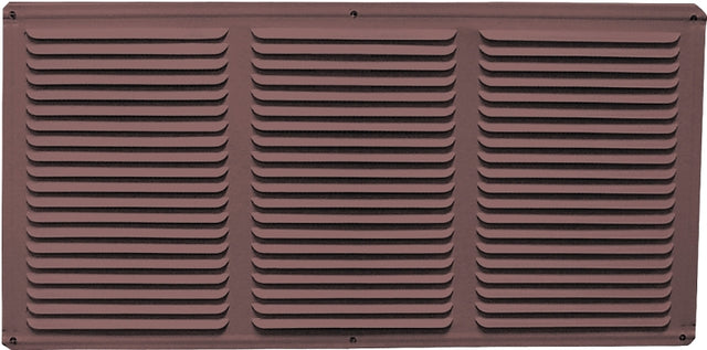 Master Flow EAC16X4BR Undereave Vent, 24 sq-ft Net Free Ventilating Area, Aluminum, Brown, Pack of 36
