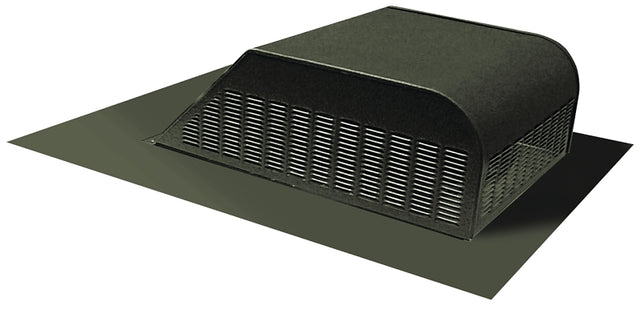 Master Flow SSB960AWW Roof Louver, 18 in L, 20-1/2 in W, Aluminum, Weathered Wood, Pack of 8