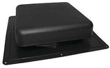Master Flow RT65BL Roof Louver, 18-1/2 in L, 18 in W, Resin, Black, Pack of 10