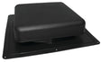 Master Flow RT65BL Roof Louver, 18-1/2 in L, 18 in W, Resin, Black, Pack of 10