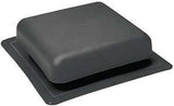 Master Flow RT65WW Roof Louver, 18-1/2 in L, 18 in W, Resin, Weathered Wood, Pack of 10