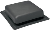 Master Flow RT65WW Roof Louver, 18-1/2 in L, 18 in W, Resin, Weathered Wood, Pack of 10