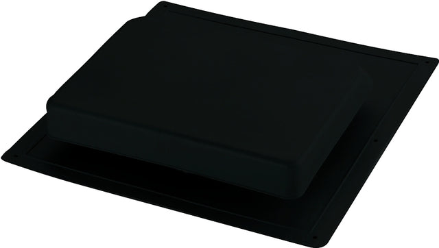 Master Flow IR61BL Roof Louver, 4-1/4 in L, 17-1/2 in W, Resin, Black, Pack of 10