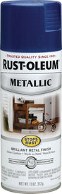 Rust-Oleum 7251830 Rust Preventative Spray Paint, Metallic, Cobalt Blue, 11 oz Can