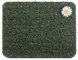 Grassworx 10372027 Door Mat, 24 in L, 18 in W, Rectangular, Forest Green