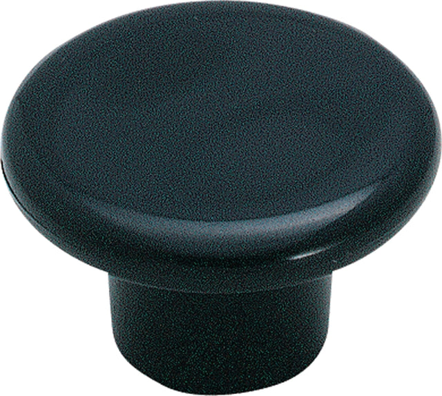 Amerock Allison Value Series BP802PBK Cabinet Knob, 13/16 in Projection, Plastic