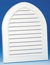 Canplas 626110-00 Gable Vent, 21-3/4 in L, 27-1/2 in W, Polypropylene, White