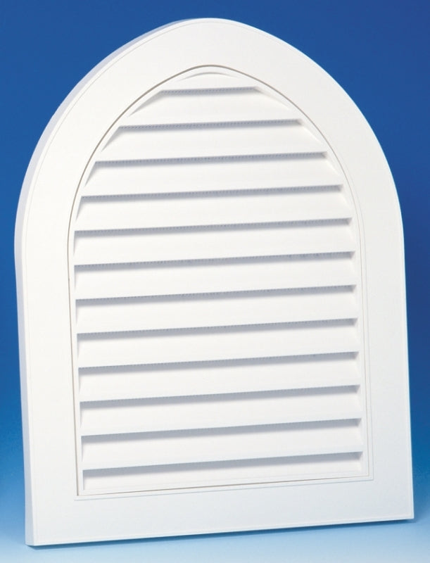 Canplas 626110-00 Gable Vent, 21-3/4 in L, 27-1/2 in W, Polypropylene, White