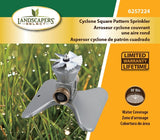 Landscapers Select GT50104 Lawn Sprinkler, Female, Round, Zinc