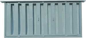 Witten Vent PMS-1 Foundation Vent, 40 sq-in Net Free Ventilating Area, Polypropylene, Gray, Pack of 12