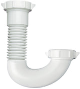 Plumb Pak PP21250 J-Bend, 1/2 x 1-1/4 in, Plastic, White